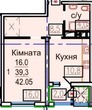 Buy an apartment, Aviacionnaya-ul, 10, Ukraine, Kharkiv, Shevchekivsky district, Kharkiv region, 1  bedroom, 42 кв.м, 2 230 000 uah