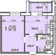 Buy an apartment, Seminarska-Street, 46, Ukraine, Kharkiv, Kholodnohirsky district, Kharkiv region, 1  bedroom, 34 кв.м, 1 030 000 uah