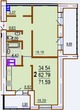 Buy an apartment, Klochkovskaya-ul, 228, Ukraine, Kharkiv, Shevchekivsky district, Kharkiv region, 2  bedroom, 72 кв.м, 2 320 000 uah