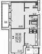 Buy an apartment, Klochkova-Vasiliya-ul, Ukraine, Kharkiv, Shevchekivsky district, Kharkiv region, 2  bedroom, 74 кв.м, 2 610 000 uah